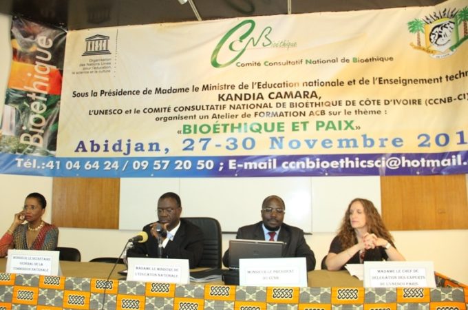 3ème Atelier d’assistance aux Comités nationaux de bioéthique-UNESCO: le Prof Lazare Poamé présente les perspectives du CCNB