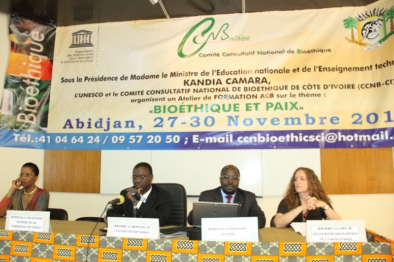 3ème Atelier d’assistance aux Comités nationaux de bioéthique-UNESCO: le Prof Lazare Poamé présente les perspectives du CCNB